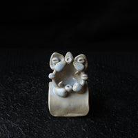 Sky Blue Wamao 瓦猫 - Incense holder