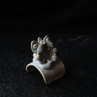 Sky Blue Wamao 瓦猫 - Incense holder