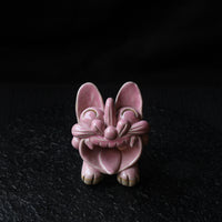 Pink Smiling Wamao 瓦猫 - Incense holder